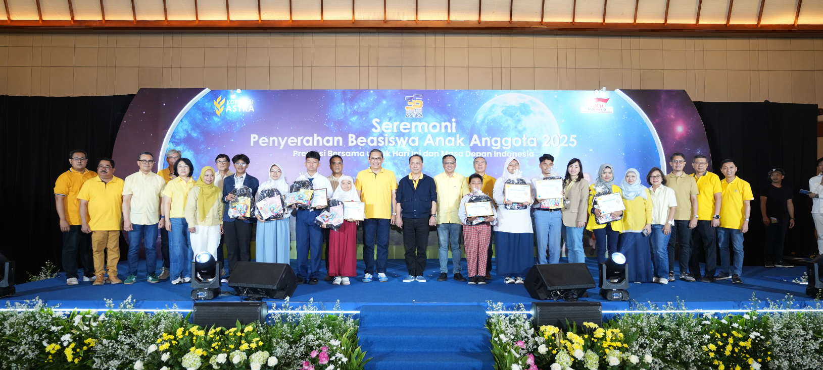 Dukung Prestasi Anak Bangsa, Koperasi Astra Salurkan Beasiswa Rp7,386 Miliar